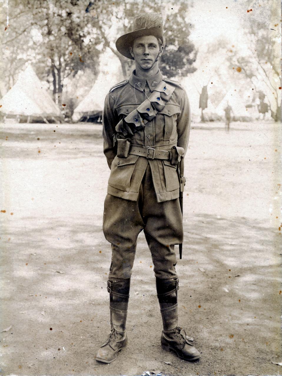 Pte William Albert Betts, 1915.