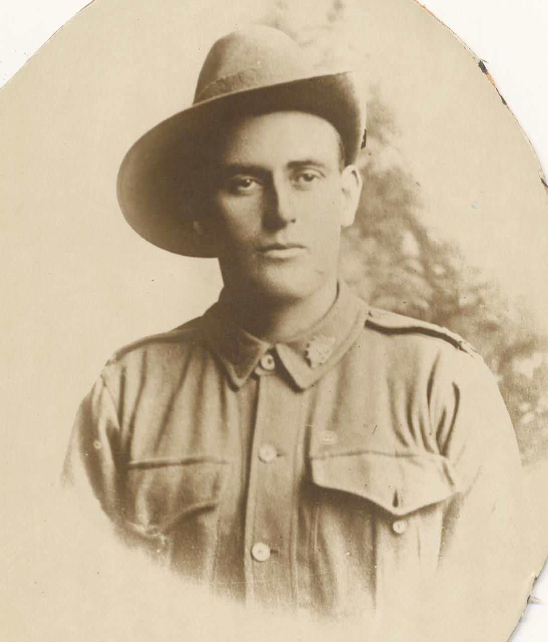 Private Alfred Edward Bradshaw, 1914.