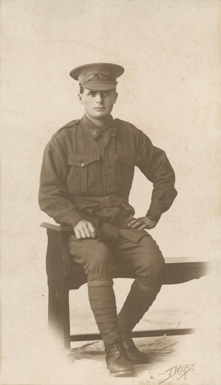 Private Murray Bradshaw, 1917 was posted to the Field Company Engineers