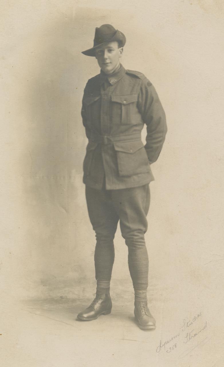 Pte Frederick Johnson, London 1916.
