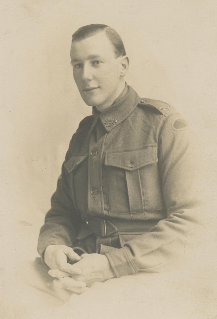 Pte Frederick Johnson, 1916.