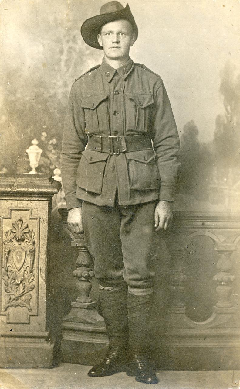 Pte Allan Maxwell, 1914.