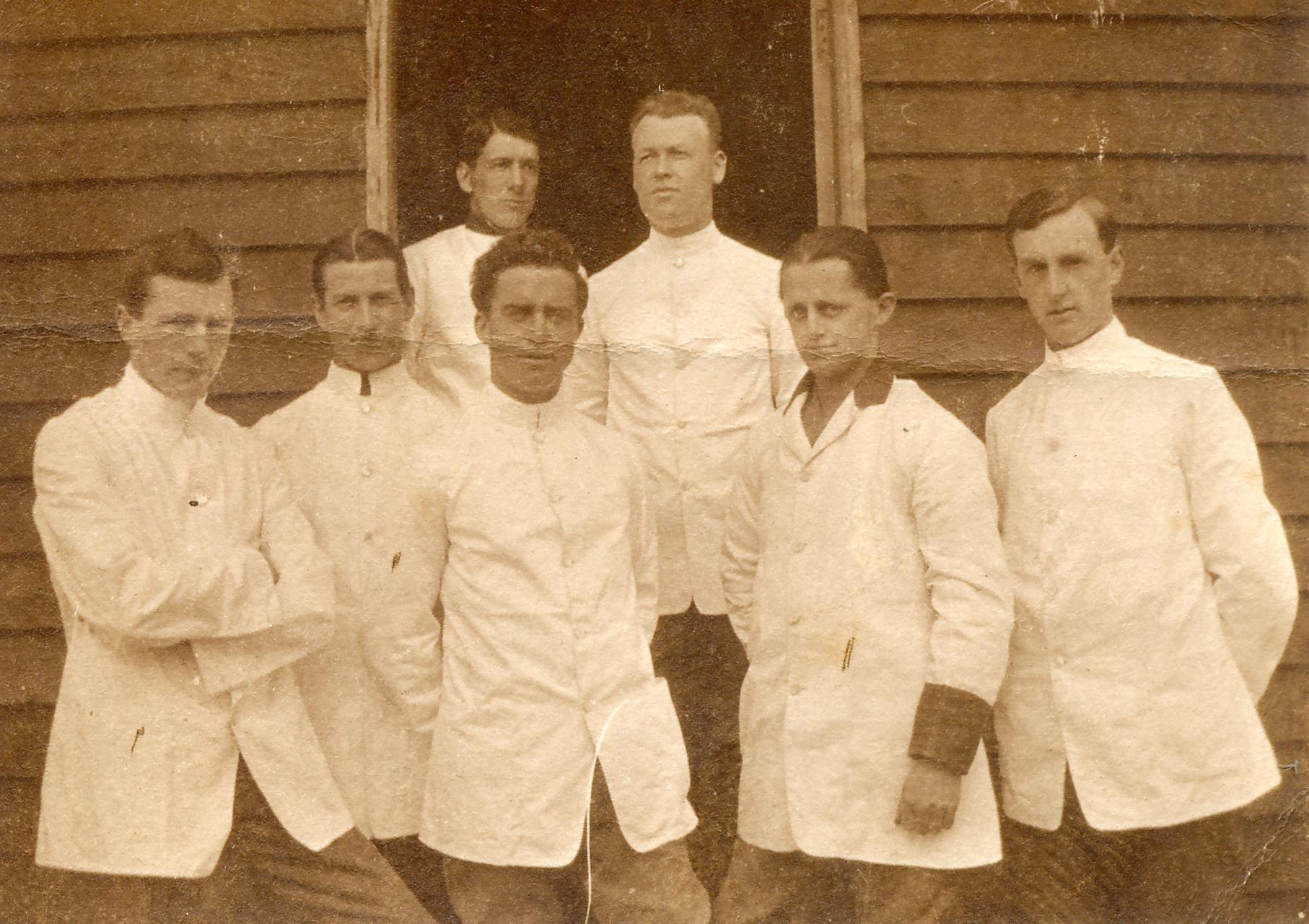 The dental staff at Weymouth Base Camp, Reg far right.