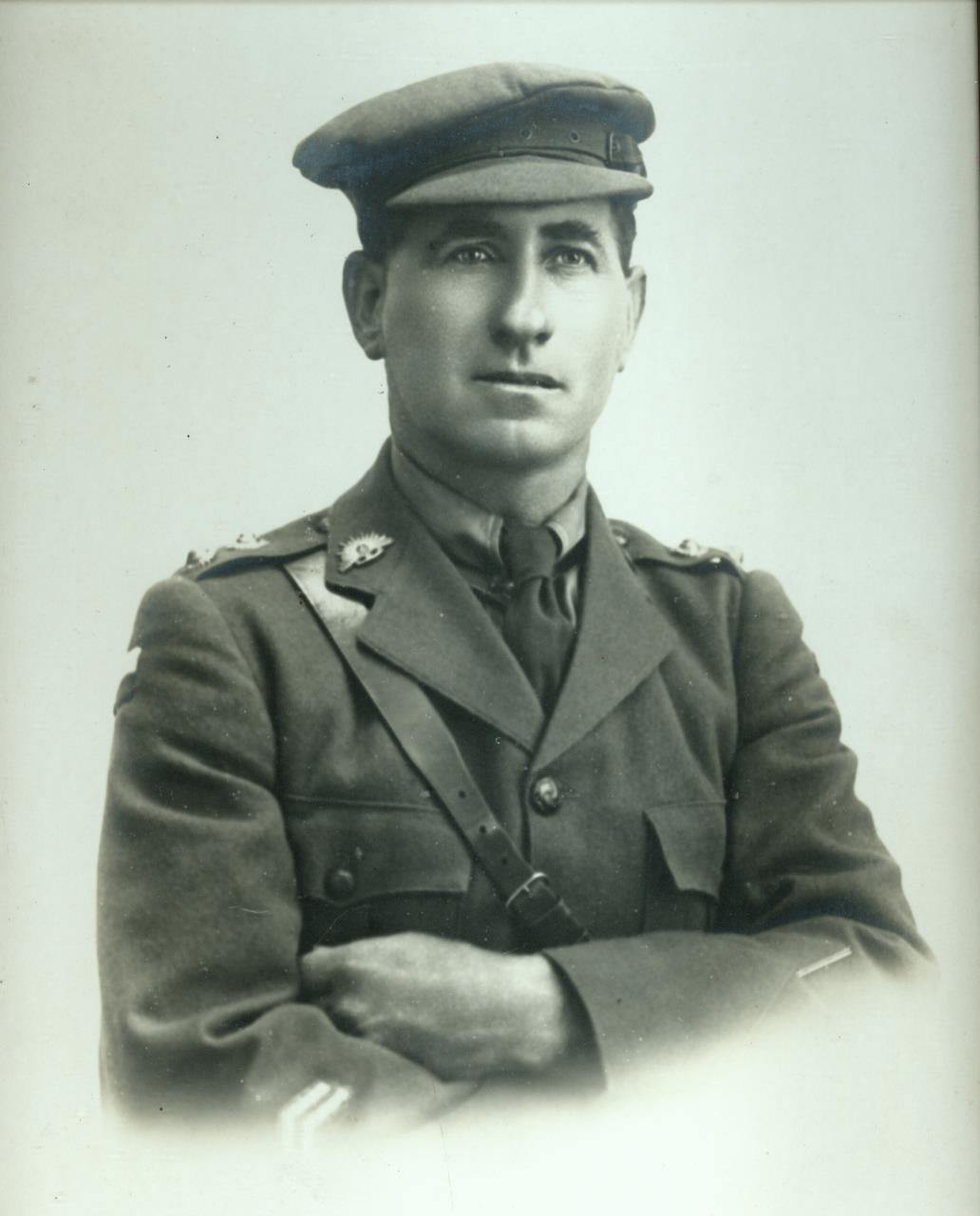 Appointed officer in charge training cadets in the volunteer force after the war, Chris Sandilands was promoted to lieutenant. 