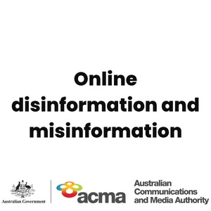 Online disinformation and misinformation