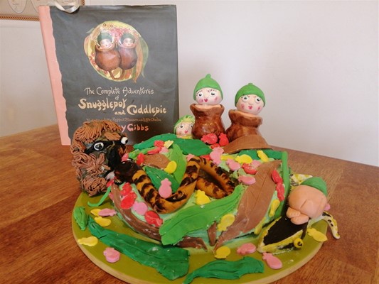 Children's Book Week Cake - The Complete Adventures of Snugglepot