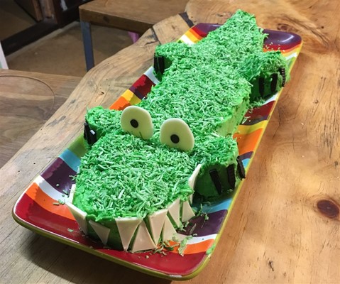 Children's Book Week Cake - The Enormous Crocodile