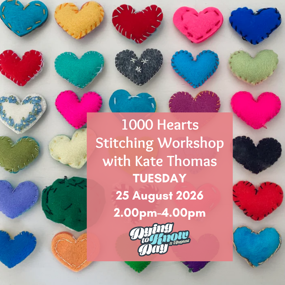 1000 Hearts Stitching Workshop