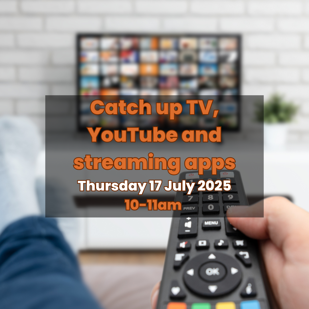 Catch up TV, YouTube and streaming apps