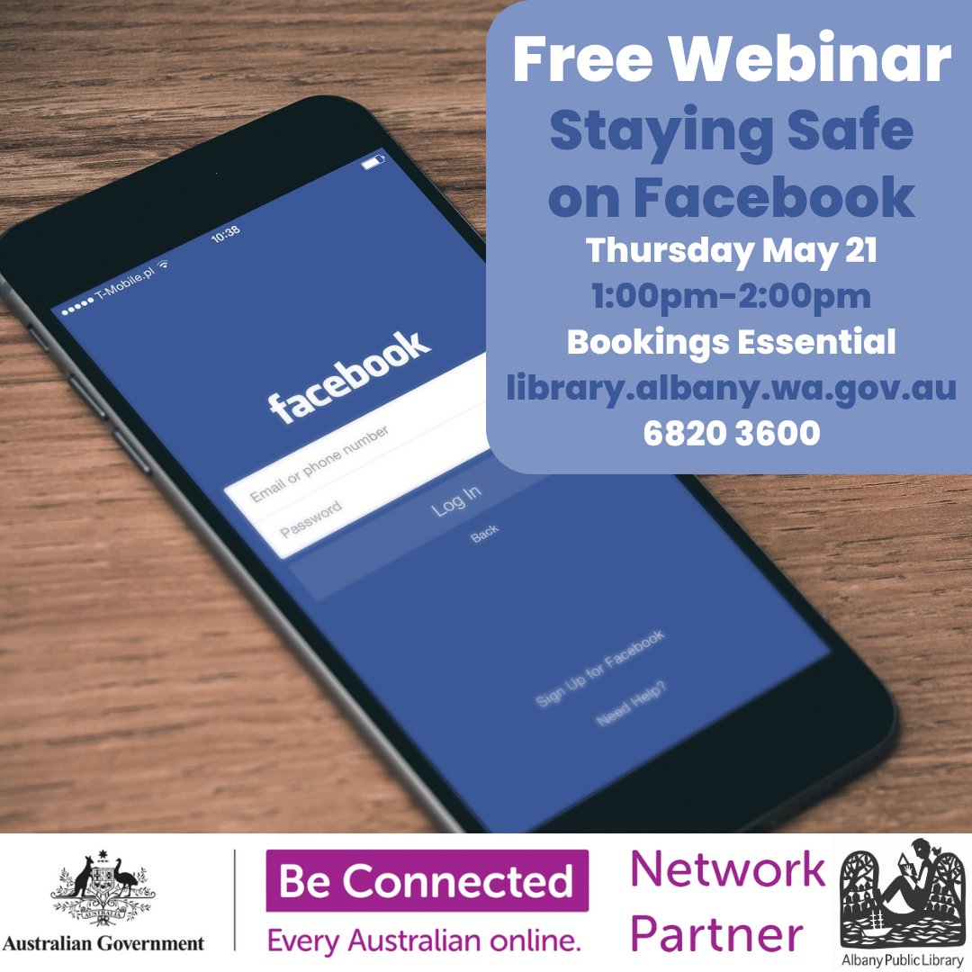 Free Webinar - Staying Safe on Facebook