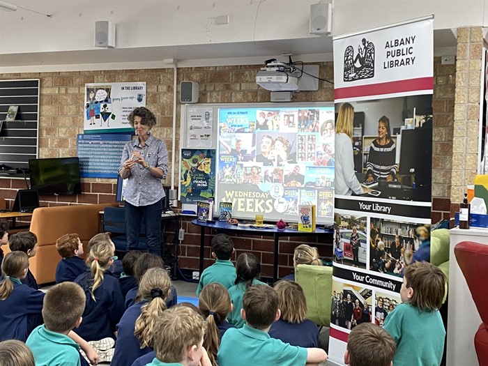 Image Gallery - Author Cristy Burne School Visit