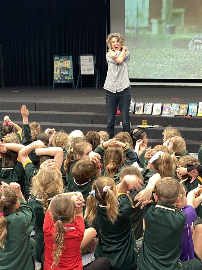 Image Gallery - Author Cristy Burne School Visit 2